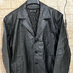 Men's Black Trench Coat